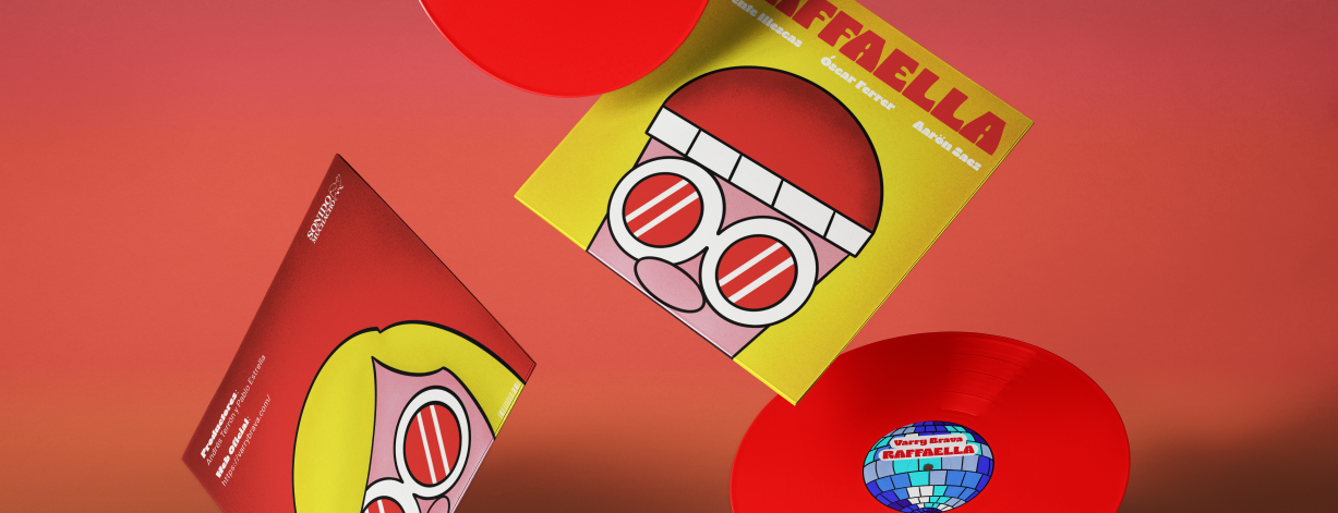 Vinilo canción "RAFFAELLA" del grupo Varry Brava